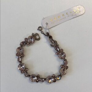 Sorrelli Pink and Silver Vintage-Inspired Bracelet